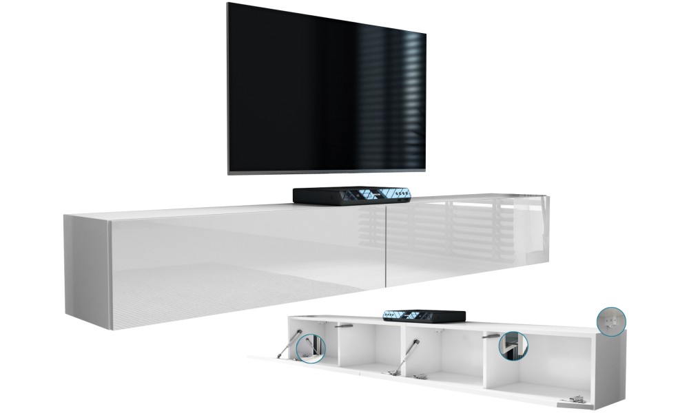 KWADRO 'POZIOMA 210'  Szafka rtv 210cm
