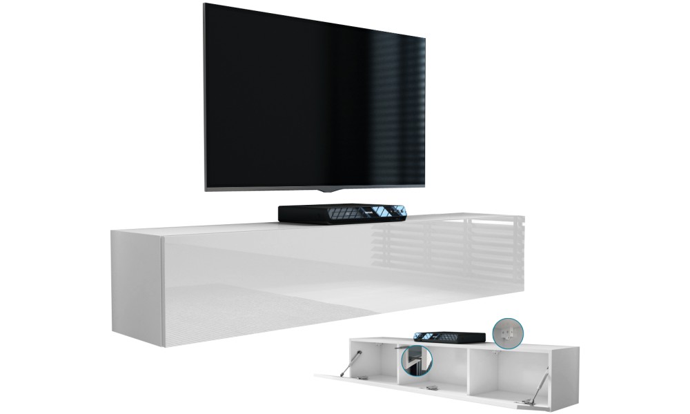 KWADRO 'POZIOMA 160'  Szafka rtv 160cm