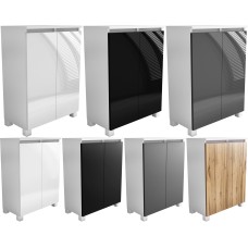 MILA komoda stojąco/wisząca 60cm kosz + półki