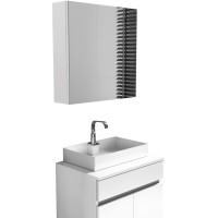 MILA wisząca szafka łazienkowa 60 x 60 z lustrem