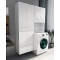 MILA zestaw mebli nad pralkę 60cm+60cm = 120cm