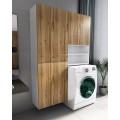 MILA zestaw mebli nad pralkę 60cm+60cm = 120cm
