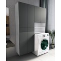 MILA zestaw mebli nad pralkę 60cm+60cm = 120cm