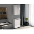 MILA zestaw mebli do łazienki pralni komoda 60cm + szafka wisząca 60cm