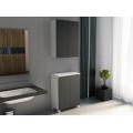 MILA zestaw mebli do łazienki pralni komoda 60cm + szafka wisząca 60cm