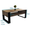 LOFT 'A' STOLIK KAWOWY 120cm