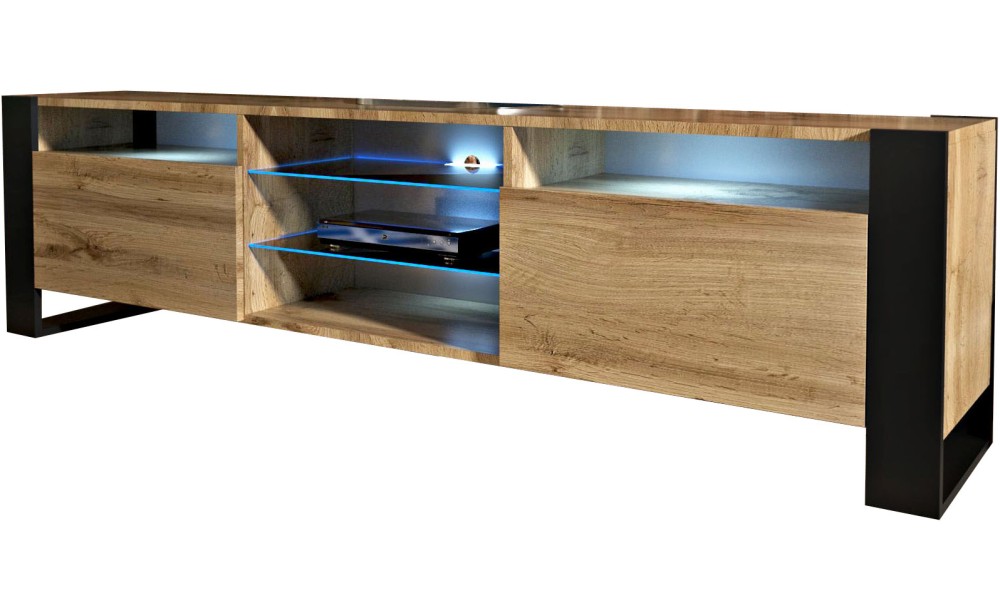 LOFT 'A'  Szafka rtv 200cm led