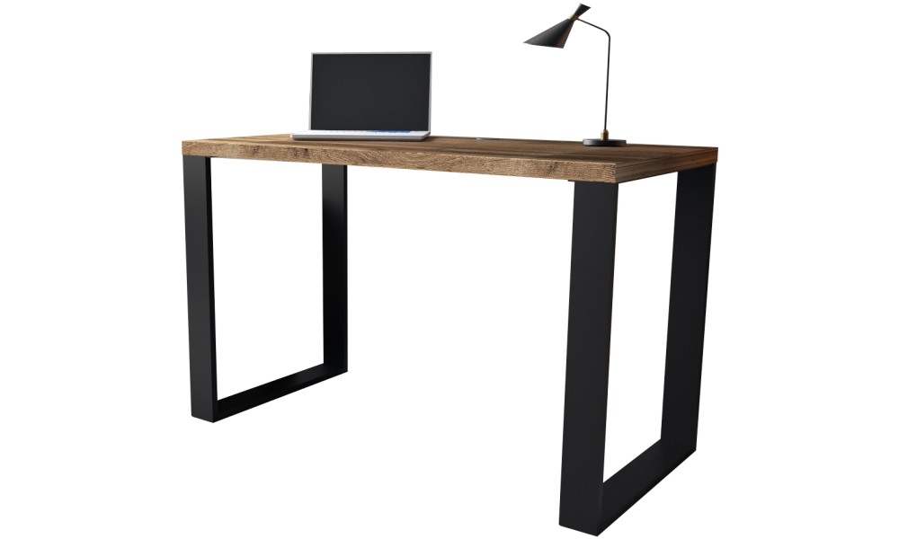 Biurko LOFT 120 z metalowymi nogami 120x60