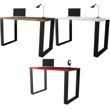 Biurko gamingowe 120 z metalowymi nogami 120x60