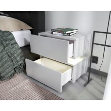 Nowoczesna szafka nocna 50cm LED
