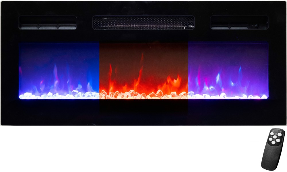 Kominek elektryczny LED + grzanie 80cm